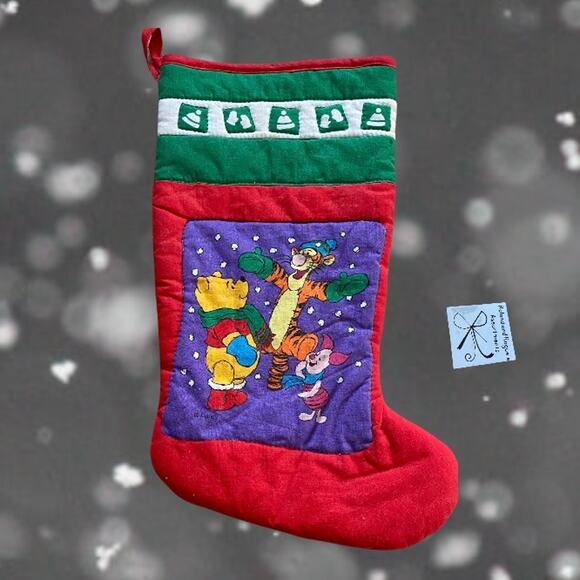 Disney Winnie the Pooh, Tigger, and Piglet Holiday Stocking - Picture 1 of 7